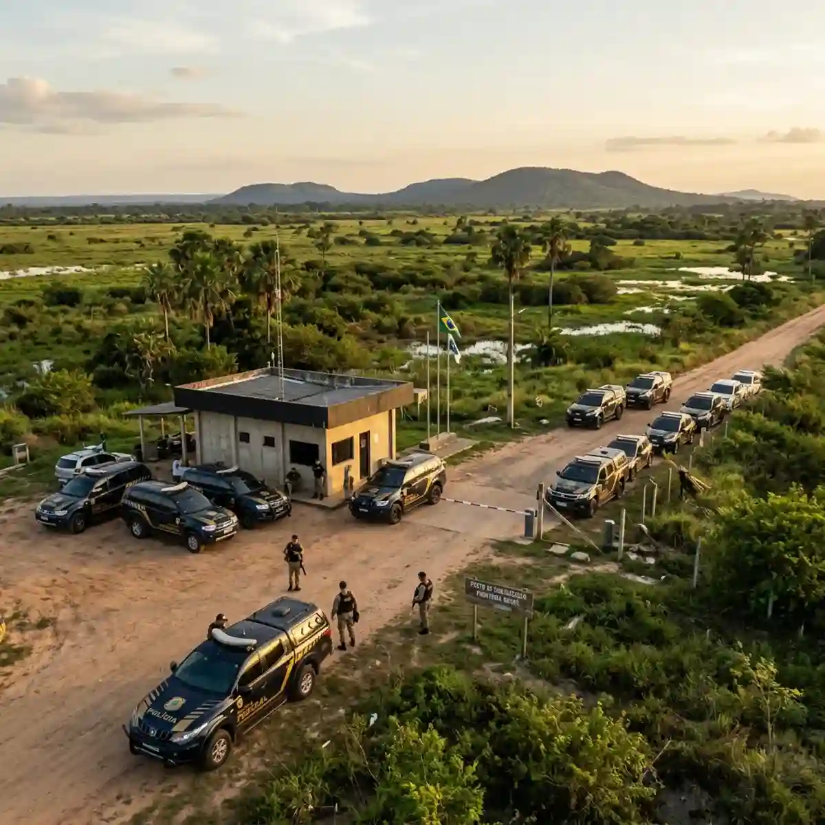 Base Quadrante em Corumbá vira modelo de segurança integrada na fronteira