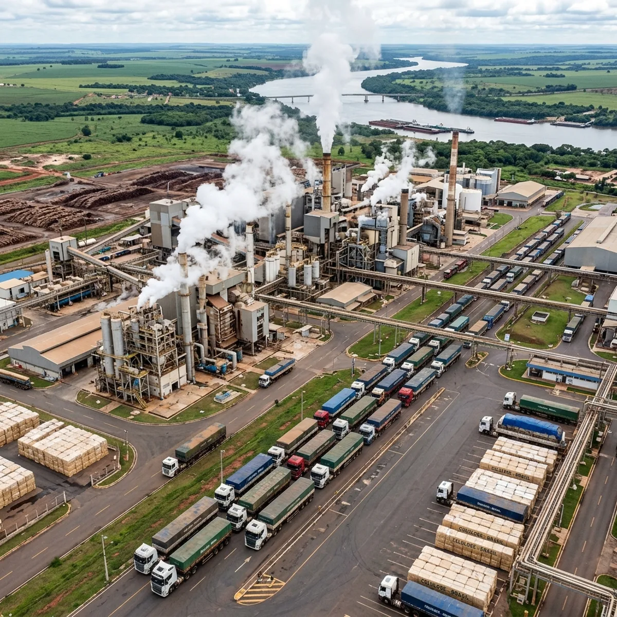 Exportações industriais de MS batem recorde histórico: US$ 660 milhões em abril de 2026