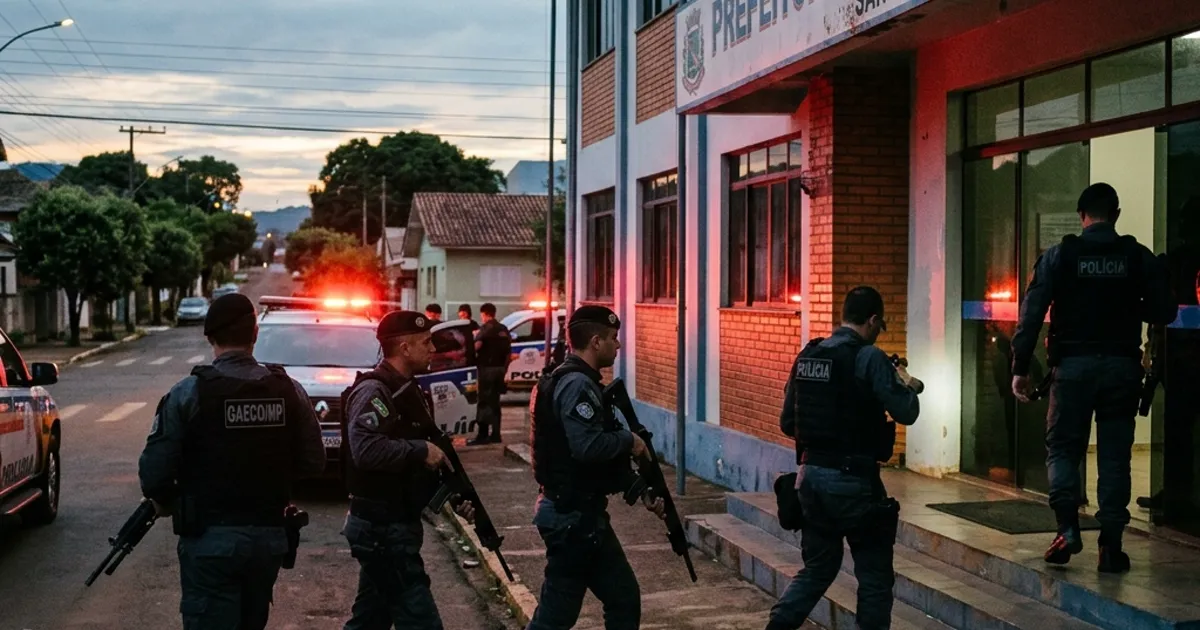 GAECO deflagra Operação 'Mão Dupla' e cumpre 23 mandados contra corrupção em Coronel Sapucaia