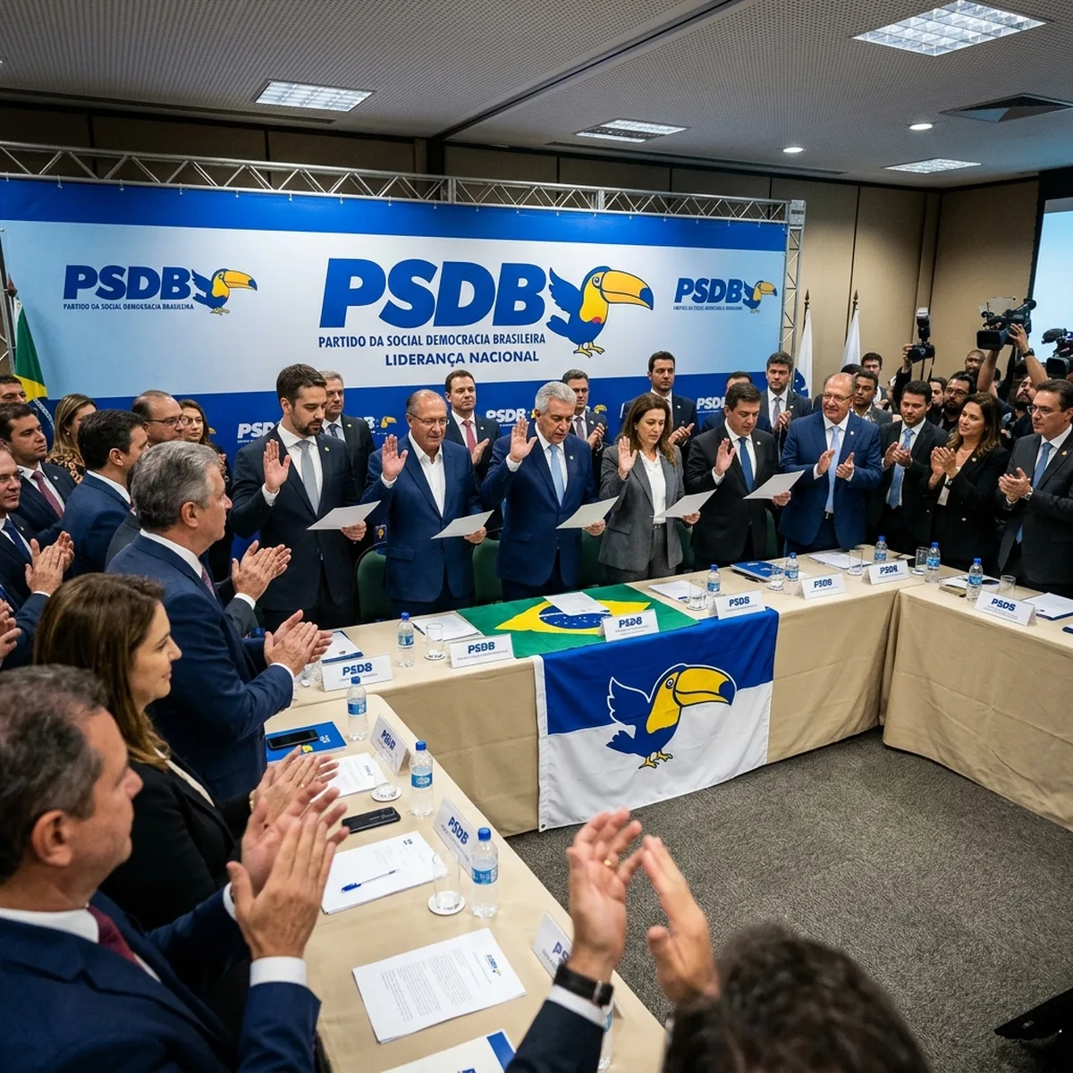 PSDB define nova diretoria em MS com Caravina e mira eleições 2026