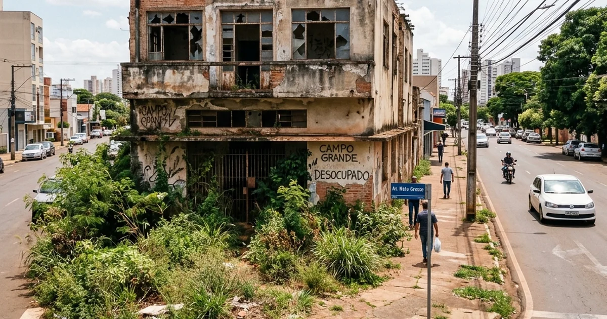 Abandono e Insegurança: Antiga Clínica Carandá na Avenida Mato Grosso vira abrigo e preocupa moradores