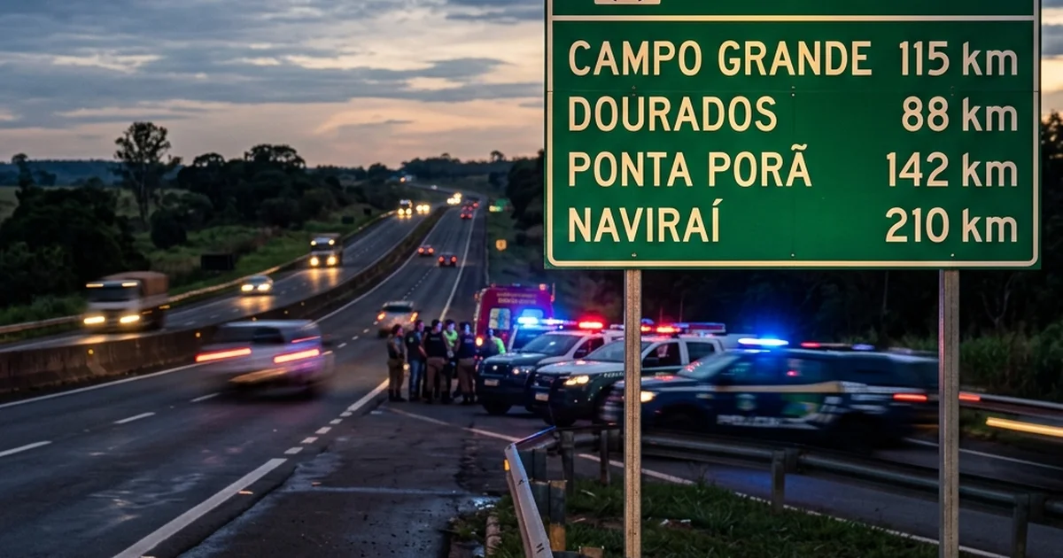Tragédia na Rodovia: Colisão entre Hilux e bitrem mata motorista de 36 anos na MS-141 em Ivinhema