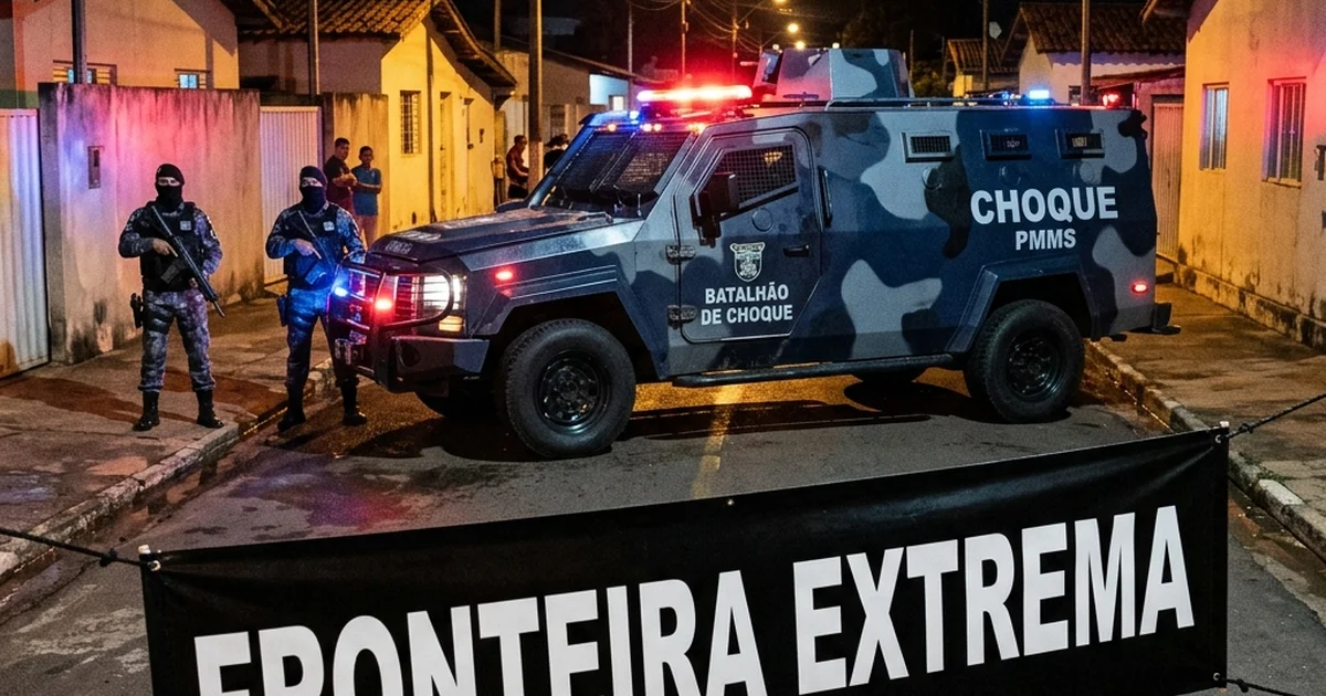 Tensão na Fronteira: Confronto com Batalhão de Choque termina com dois suspeitos mortos em Corumbá