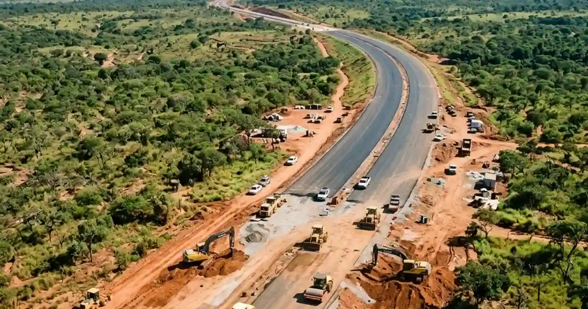 Obras de pavimentação em município do interior de Mato Grosso do Sul — programa Avança MS
