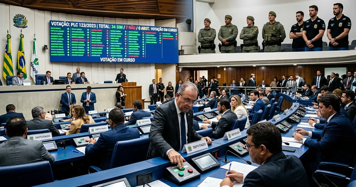 Votação na Alego: Aprovado Projeto de Reestruturação das Carreiras de Segurança em Goiás