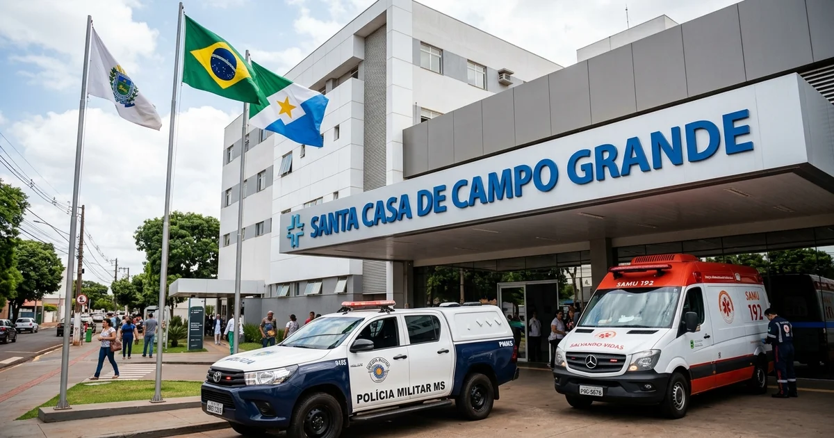 Aumento de 76% nos atendimentos de baleados na Santa Casa de Campo Grande acende alerta na segurança de MS
