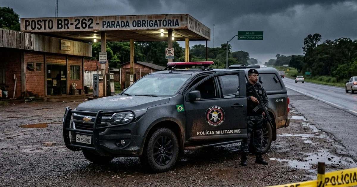 Emboscada na BR-262: Execução de Suspeito de Matar PM Sob Escolta do BOPE Sacode a Fronteira