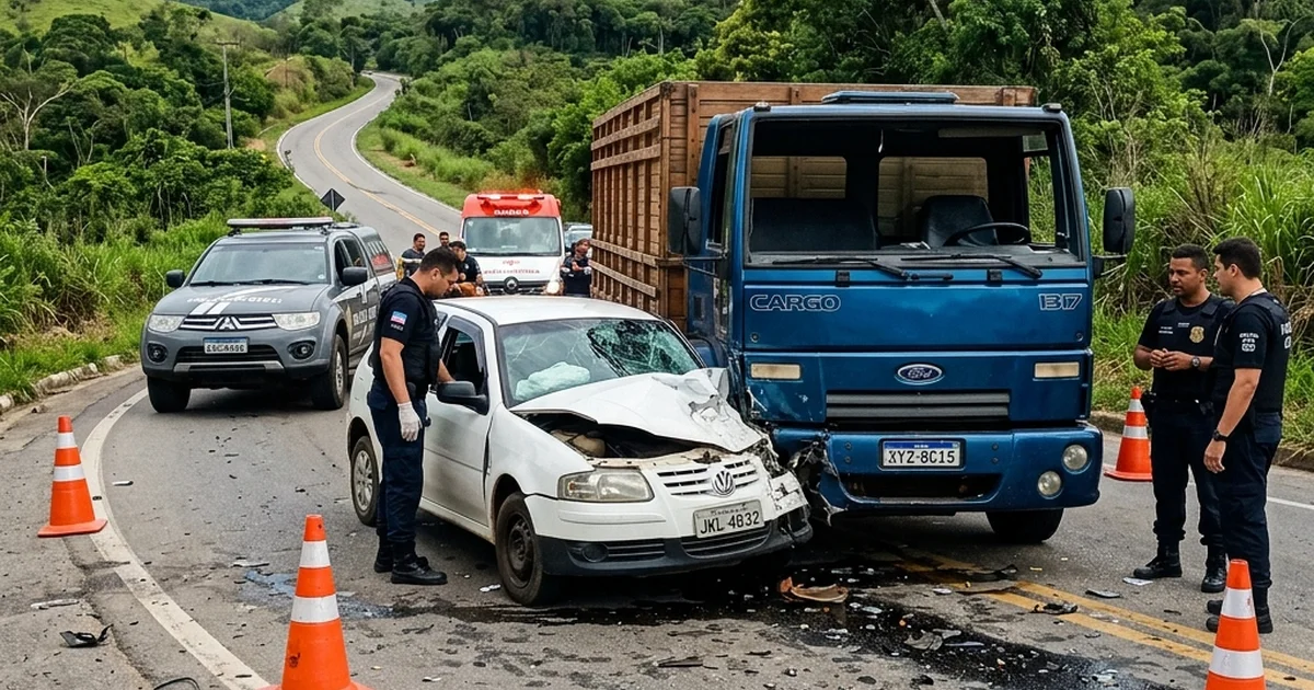 Colisão Frontal na Contramão: Motorista de 53 anos Morre na ES-315 em São Mateus
