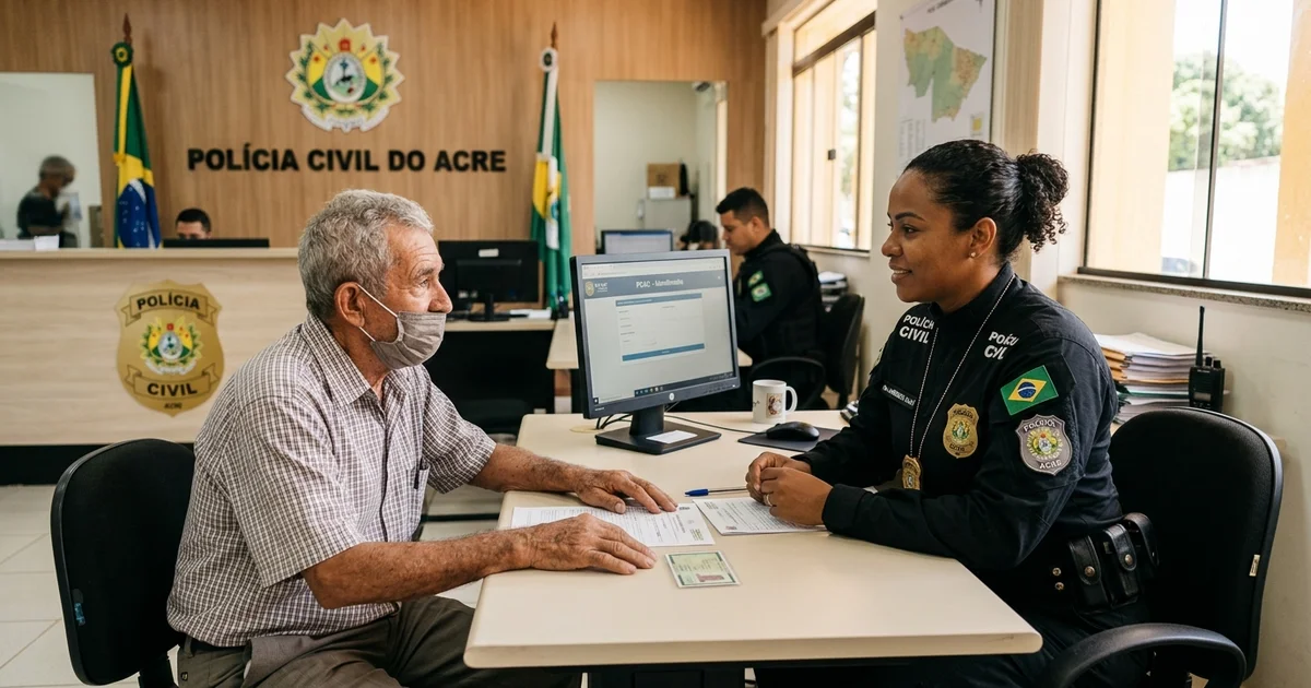 Polícia Civil do Acre realiza atendimentos da Operação Virtude em prol da proteção à pessoa idosa
