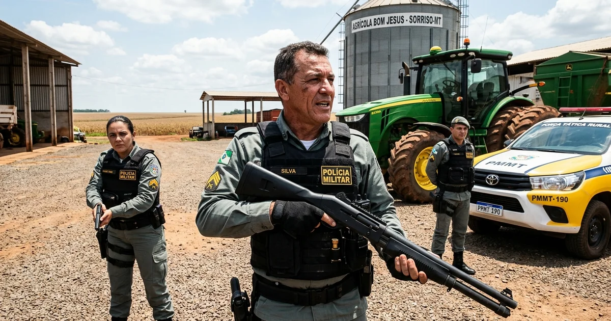 Segurança no Campo: PM Intervém em Invasão e Confronto Armado em Fazenda de MT