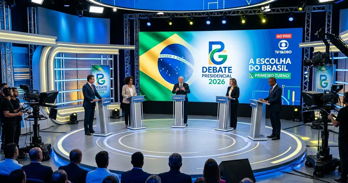 Corrida Presidencial 2026 a 3 Dias da Urna: Debate na TV Globo Confronta Chapas com Foco em Marçal e Subida de Cury
