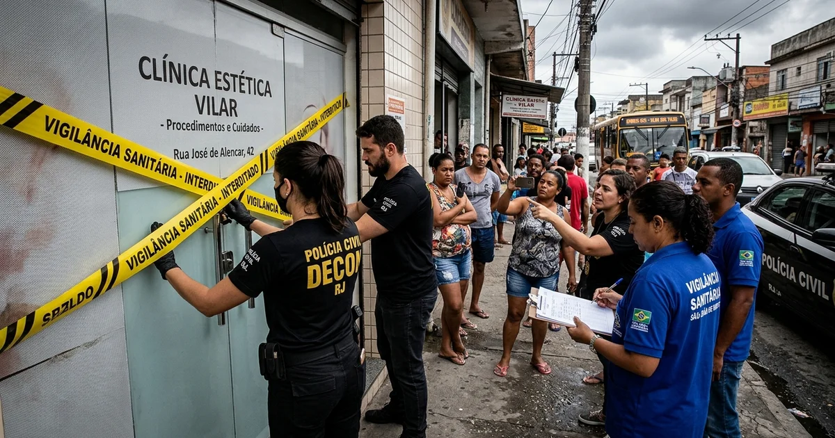 Estética Clandestina: Dona de Clínica na Baixada é Presa por Provocar Lesões Graves com PMMA no RJ