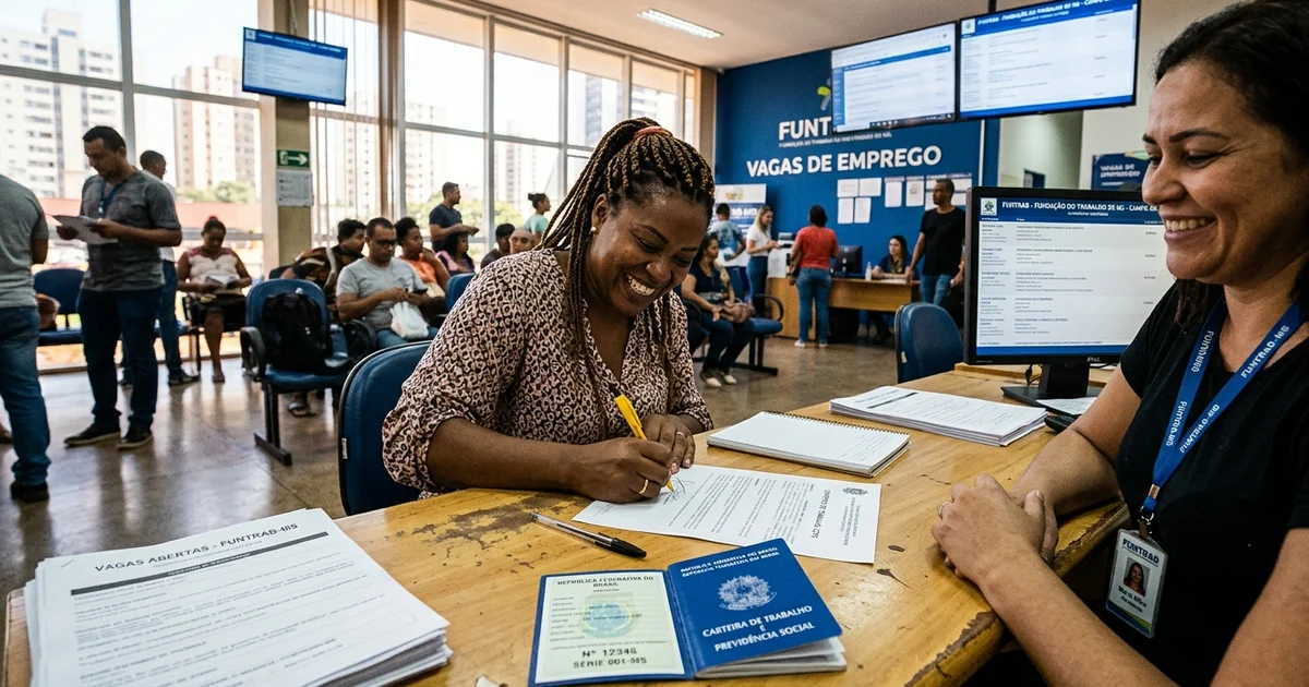 Funtrab-MS Oferta Mais de 2 Mil Vagas de Emprego com Carteira Assinada em Campo Grande e Interior