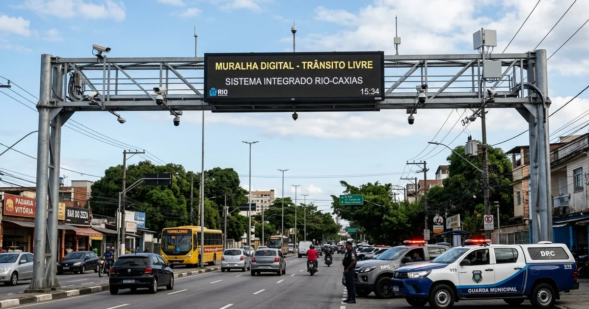 Muralha Digital Integrada une Rio de Janeiro e Duque de Caxias no monitoramento de fronteiras municipais
