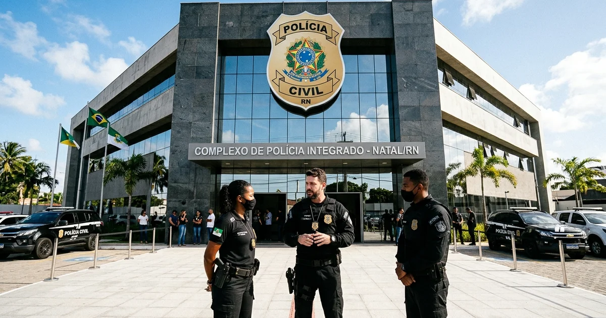 Operação Domínio da Lei: Polícia Civil do RN Cumpre Mandados Contra Facção em Natal