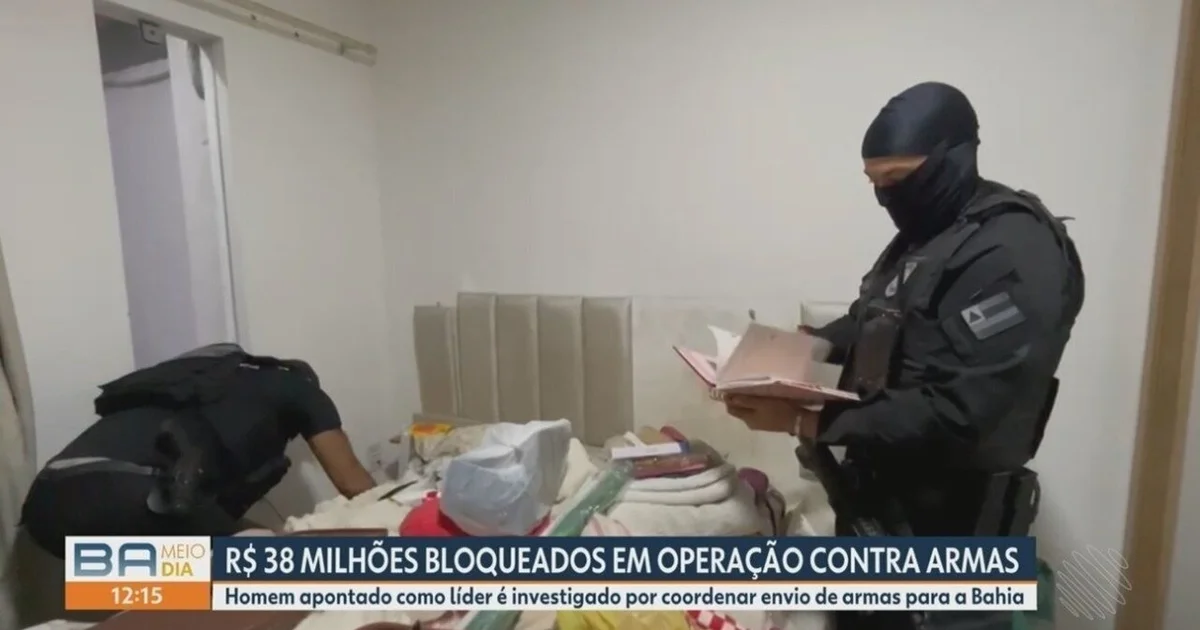 Operação Exarmatio: Polícia Civil Mira Tráfico de Armas e Bloqueia R$ 38 Milhões na Bahia