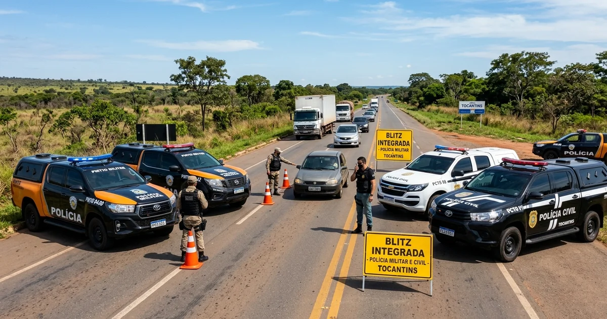 Operação integrada entre Polícia Militar e Polícia Civil combate crimes patrimoniais no interior de Tocantins