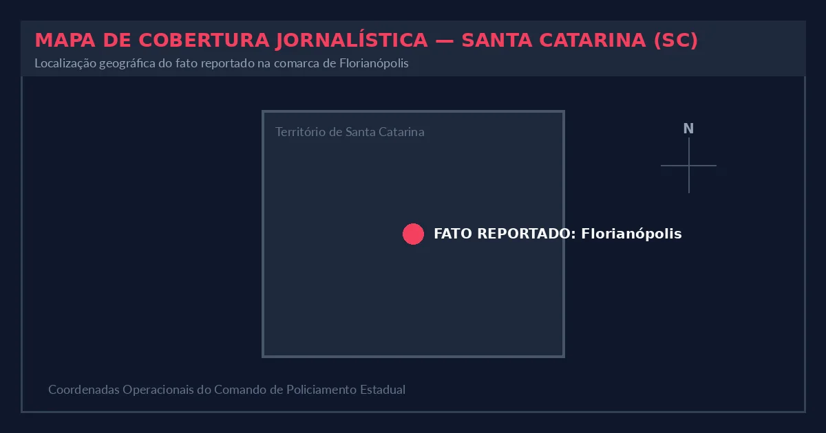 Mapa de Localização do Fato