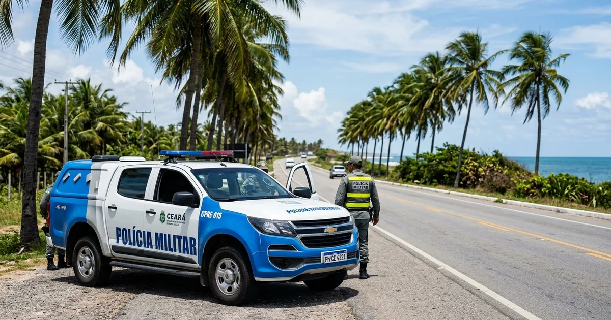 Polícia Militar do Ceará intensifica fiscalização em rodovias estaduais durante recesso escolar de julho