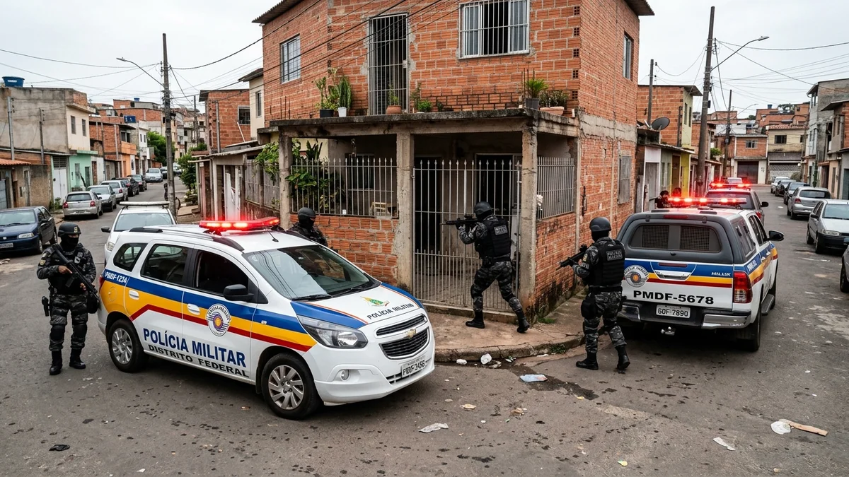 Ação Tática: Polícia Militar desarticula ponto estratégico de tráfico de drogas em Ceilândia