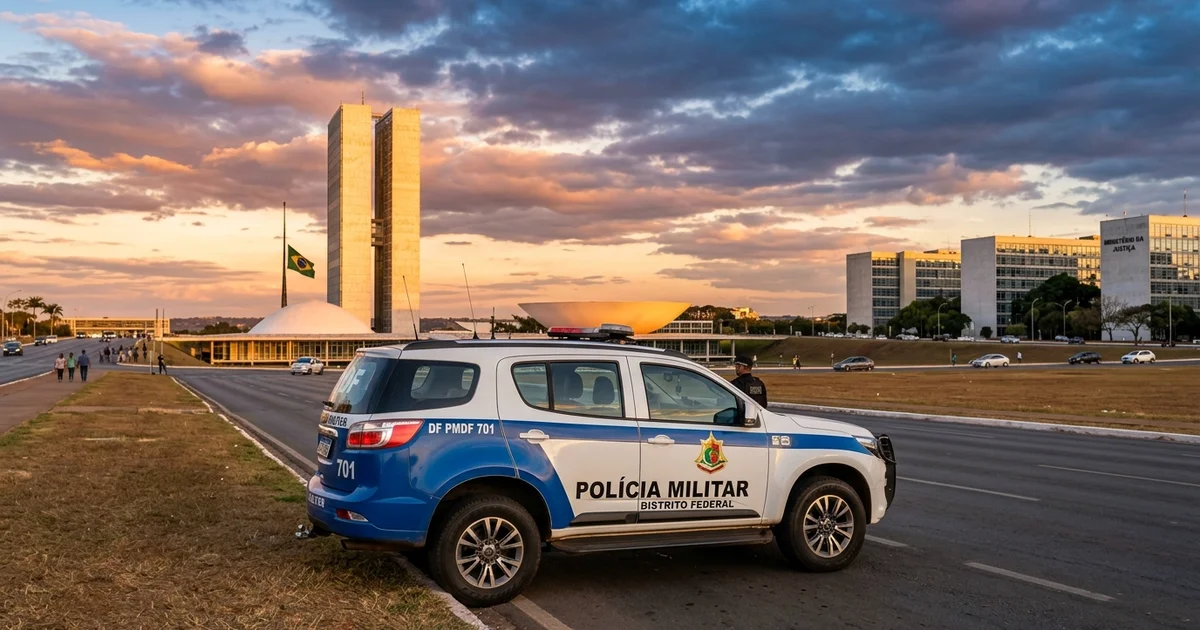 Polícia Militar do Distrito Federal reforça policiamento preventivo em centros comerciais de Brasília
