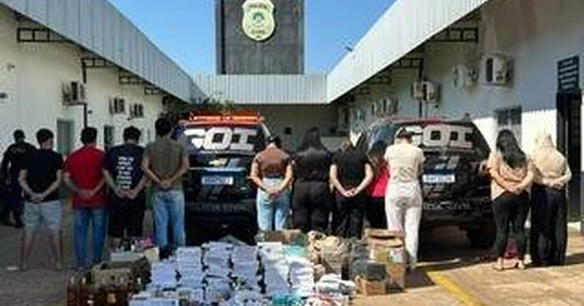Polícia Civil Fecha Depósito Clandestino no Aero Rancho em Campo Grande e Prende 11 por Remédios e Contrabando