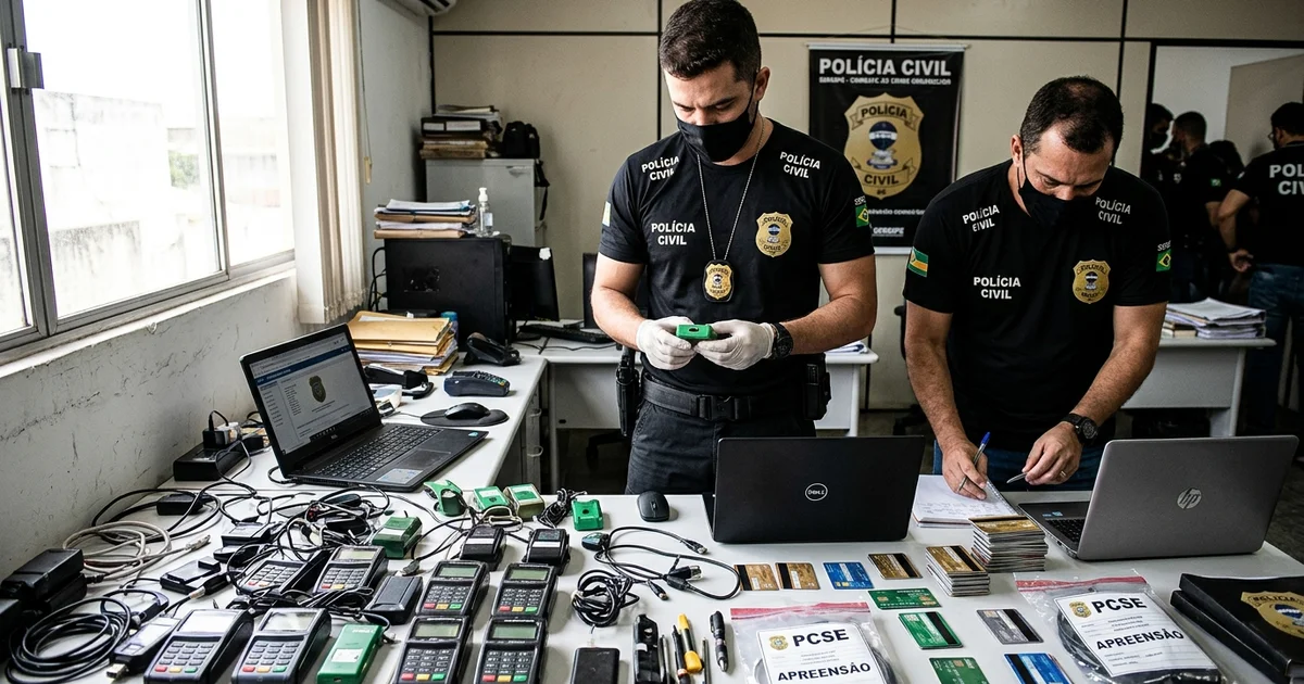 Golpe do Cartão: Polícia Civil Prende Fraudadores Cibernéticos em Aracaju