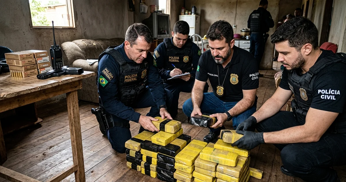 Fronteira Segura: PF e FICCO-AC Desarticulam Depósito de Drogas de Facção em Rio Branco