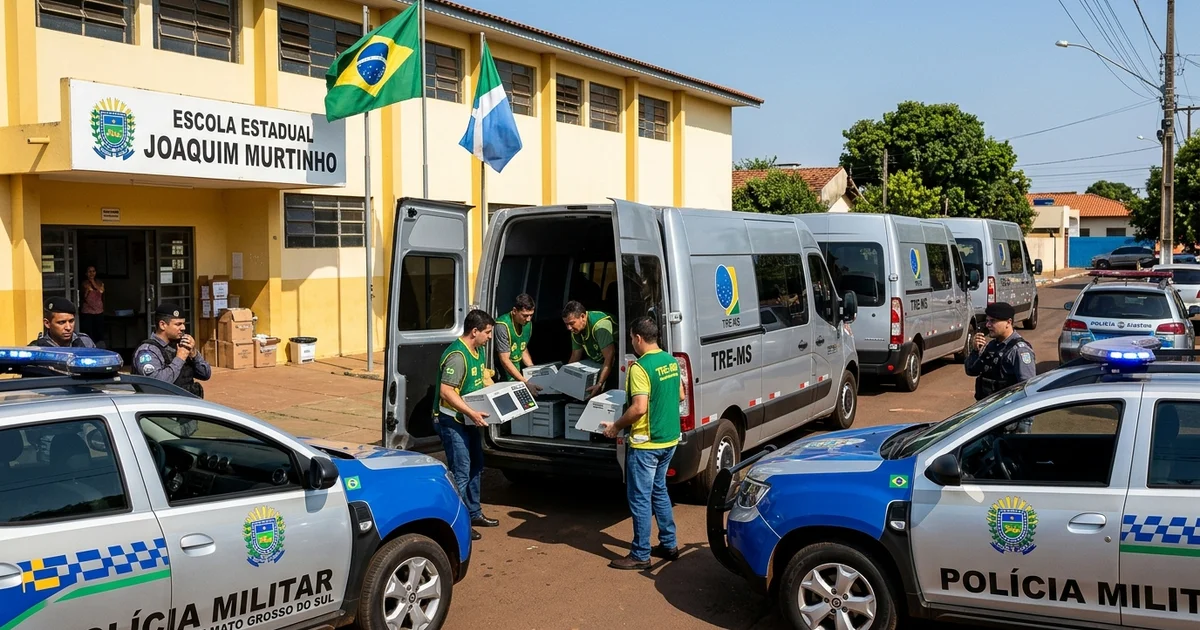 Reta Final em MS a 3 Dias da Urna: Justiça Eleitoral Inicia Transporte de Urnas e Candidatos Ajustam Estratégias