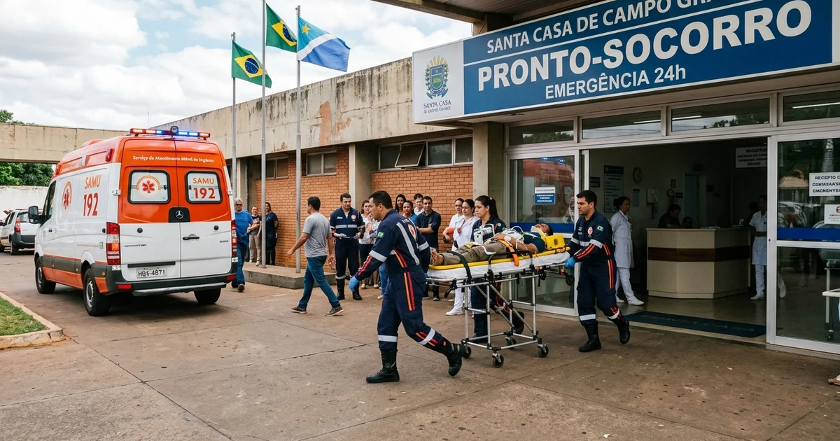 Santa Casa de Campo Grande Restringe Pronto-Socorro a Casos Graves com Risco de Morte Após Fracasso em Negociação Financeira