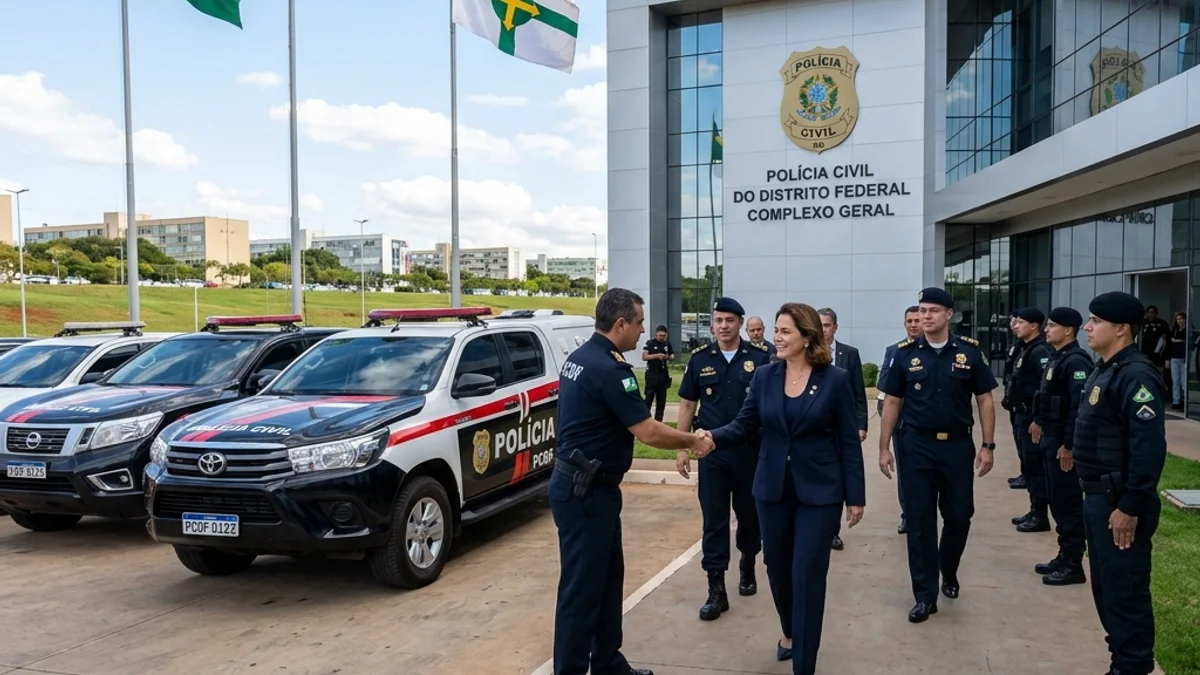 Secretário de Segurança Pública do DF Realiza Visita ao Complexo da PCDF e Institutos do Departamento de Polícia Técnica