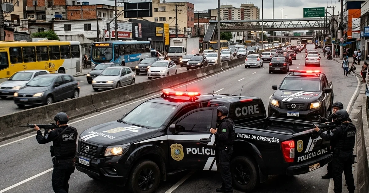 Ataque na Avenida Brasil deixa policial civil da DHBF morto no Rio
