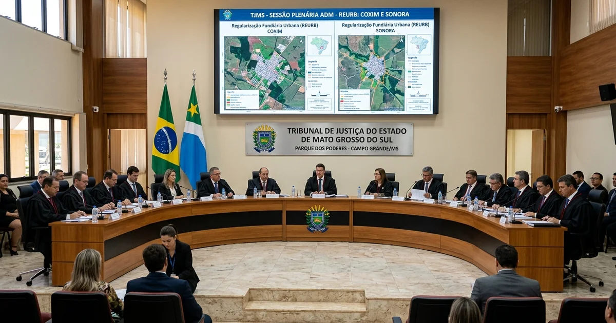 Plenário do TJMS valida escrituras e destrava Regularização Fundiária Urbana no Norte de MS