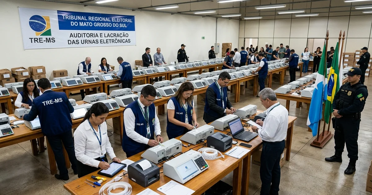 Esquema Final do TRE-MS: 7 Mil Urnas e Operação de Segurança Atendem 2,03 Milhões de Eleitores em MS