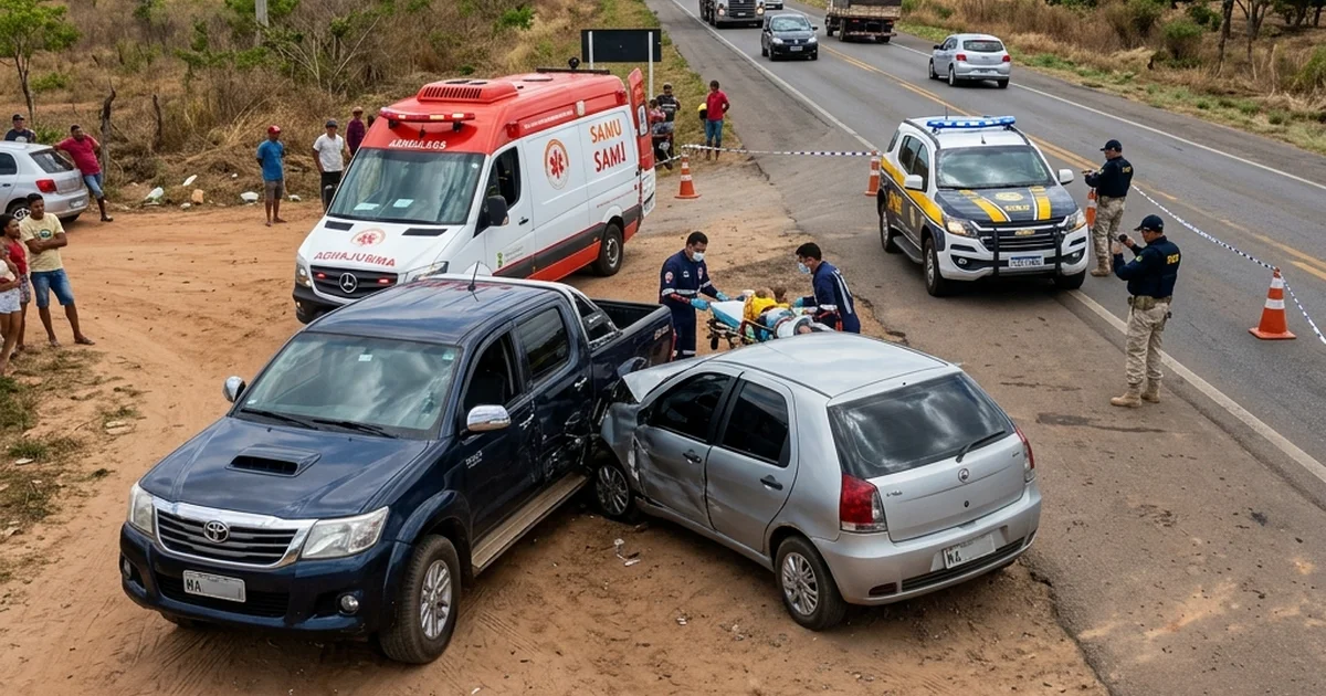 Luto na Música: Acidente de Trânsito na BR-316 em Timon Mata a Cantora Jéssica Costa