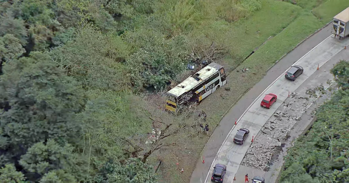 Acidente com Ônibus que Deixou 10 Mortos na BR-040 em Petrópolis Ocorreu em Trecho com Obras de Pavimentação