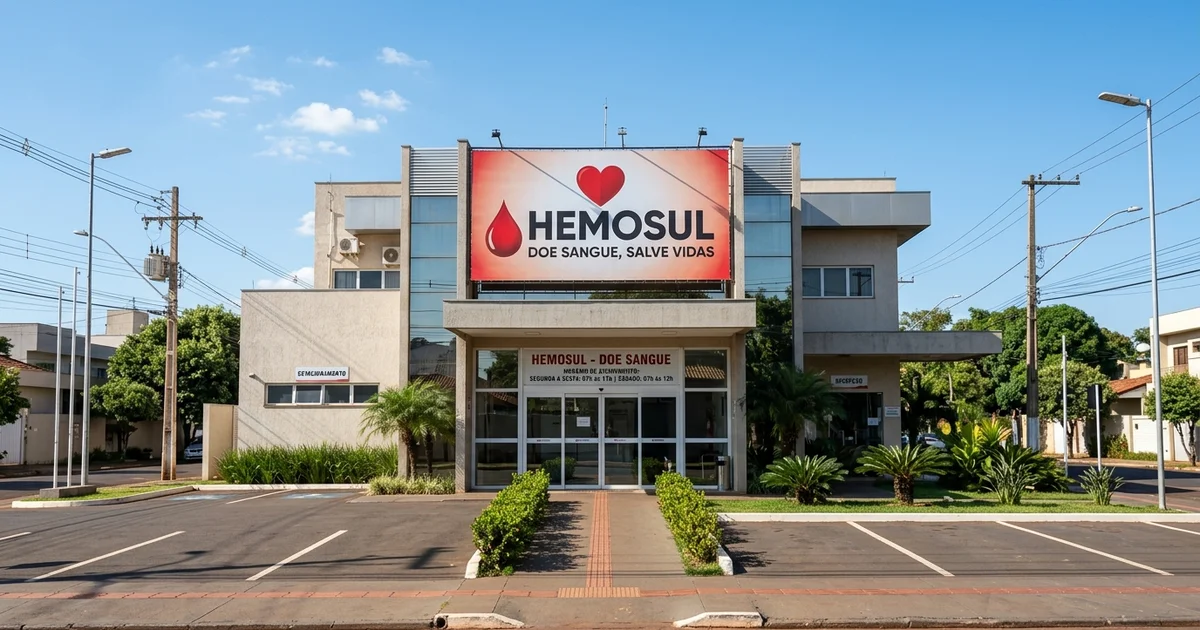 Solidariedade Coletiva: Campanha Nacional de Doação de Sangue Mobiliza Hemocentros em MS