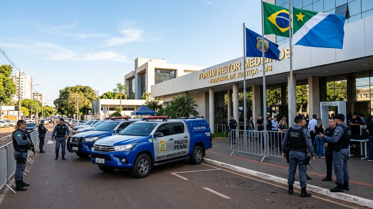 Registro oficial da ocorrência em Campo Grande (MS) — Foto: Divulgação