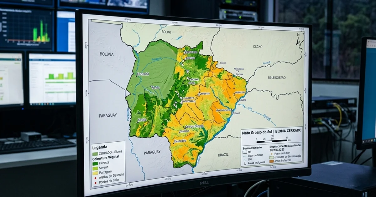 Cerrado Sob Vigilância: MS reduz desmatamento em maio, mas acumulado do ano acende alerta