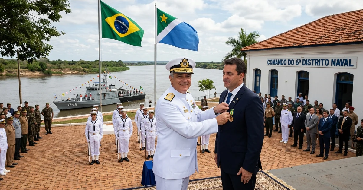 Dia da Marinha: condecoração reforça parceria entre Sejusp e 6º Distrito Naval