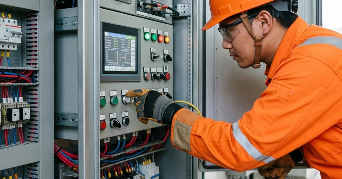 Detalhe das obras de infraestrutura elétrica da Energisa MS