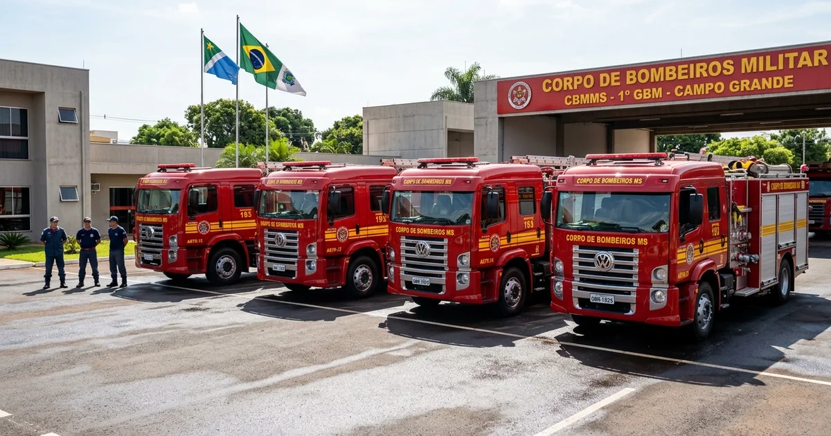 Governo do Estado entrega R$ 59,6 milhões em novos veículos especializados de combate a incêndio