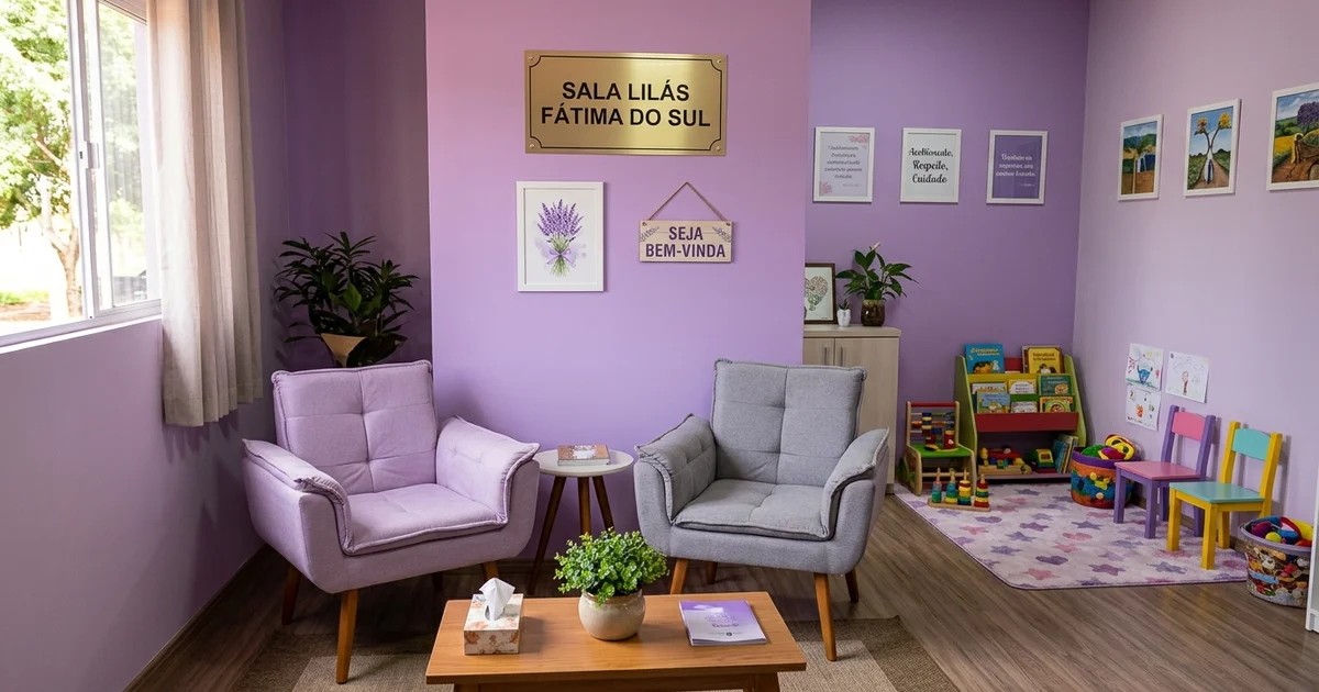 Sala Lilás chega a Fátima do Sul e reforça rede de proteção às mulheres em MS