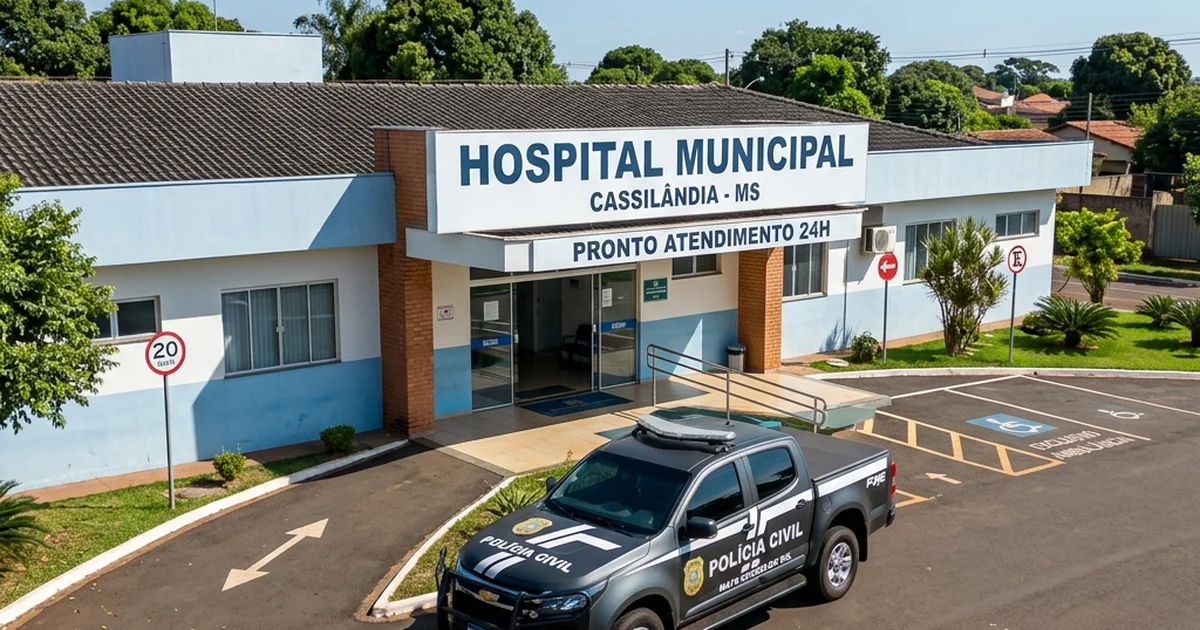 Membro de Facção é Preso Vendendo Cocaína em Hospital de Cassilândia
