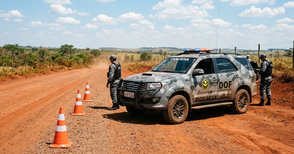 Operação do DOF apreende comboio com contrabando avaliado em mais de R$ 2 milhões na região de fronteira