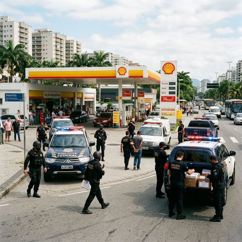 Combate à Lavagem: Operação da Polícia Federal Mira Esquema de R$ 7,5 Bilhões em Postos no Rio