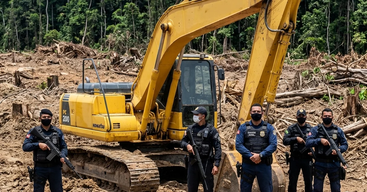 Desmatamento Zero: Operação da Polícia Civil do Pará Combate Garimpo Ilegal e Crimes Ambientais