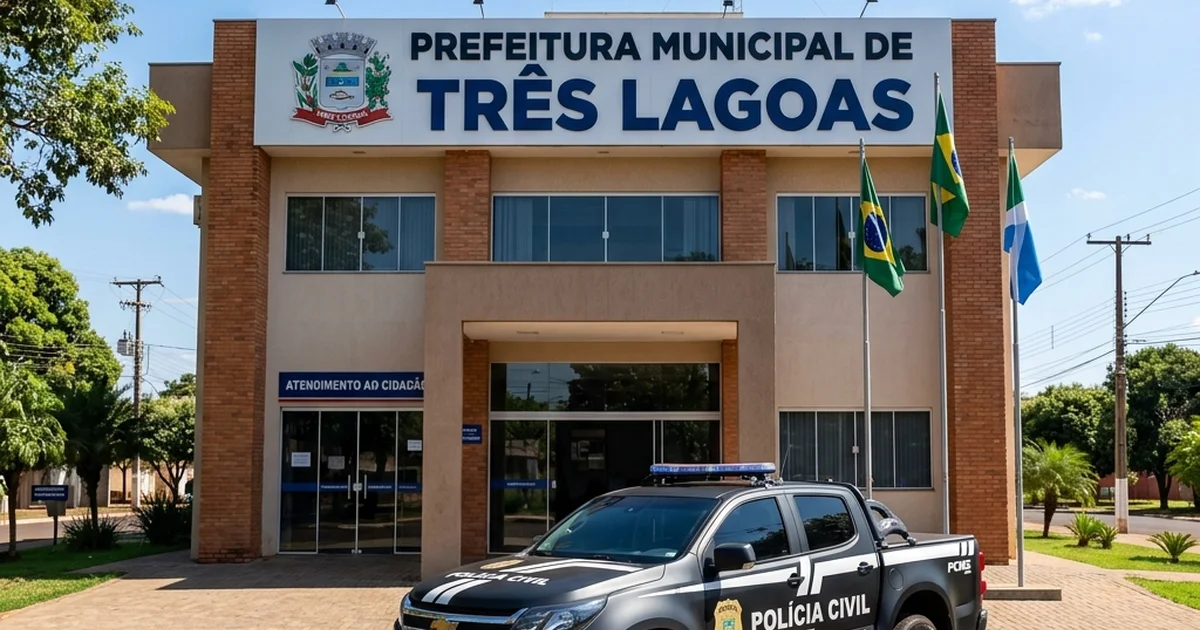 Operação Policial Investiga Fraude de R$ 100 Milhões em Contratos Públicos de Três Lagoas (MS)