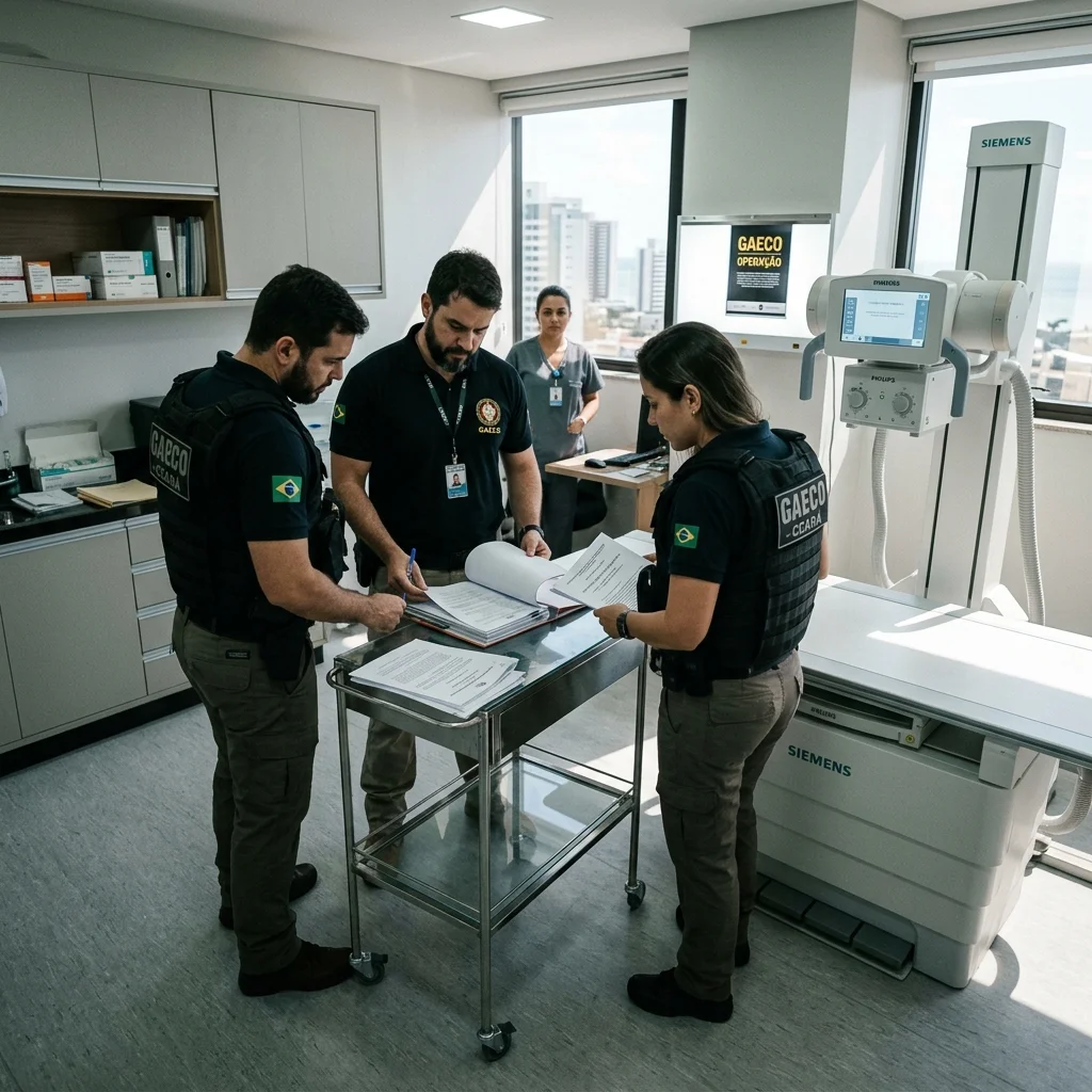 Raio X da Saúde: GAECO Ceará Investiga Cartel de Empresas de Radiologia e Desvios de Verba