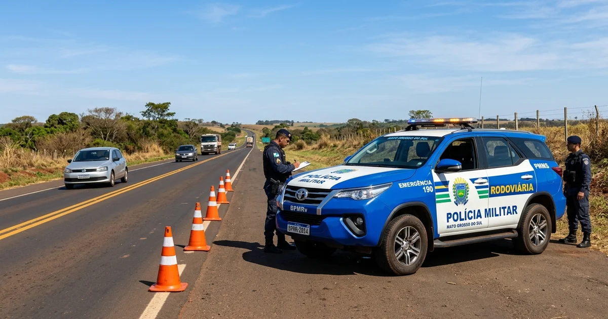 Polícia Militar Rodoviária realiza grande apreensão de defensivos e ilícitos na fronteira em Ponta Porã